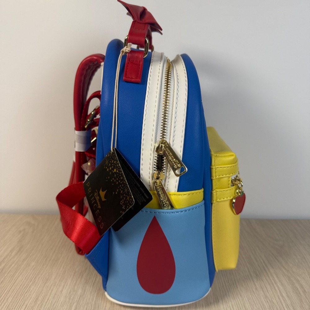 Disney Loungefly Snow White Cosplay Mini Backpack and Wallet Set NWT - Picture 6 of 12
